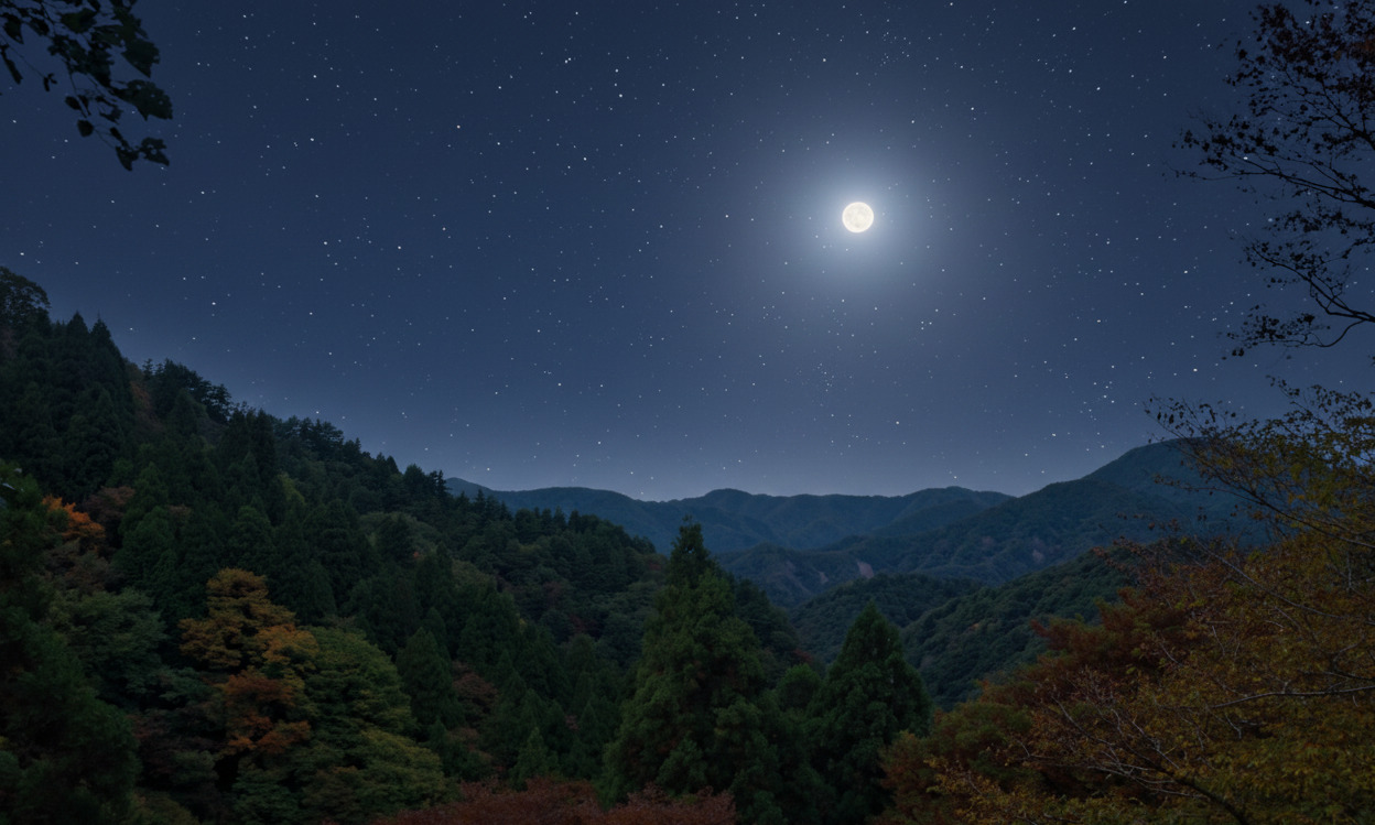 Uji region tea mountains in southern Kyoto