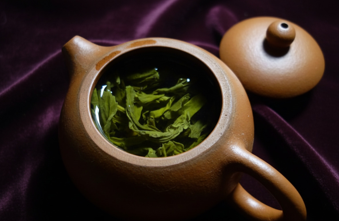 Tea plantation aerial view - intentional curation